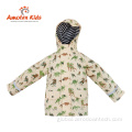 Child Rain Coat Kids 100% Waterproof Child Rain Wear Coat Factory